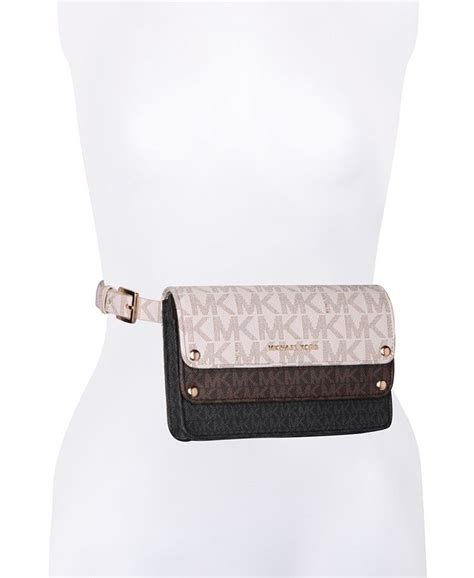 michael michael kors tri-size tri-color logo belt bag|Michael Kors Tri.